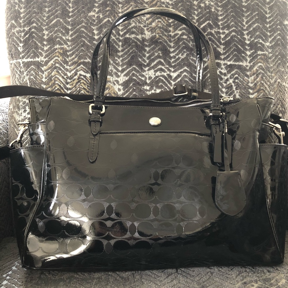 Coach Diaper Bag Black